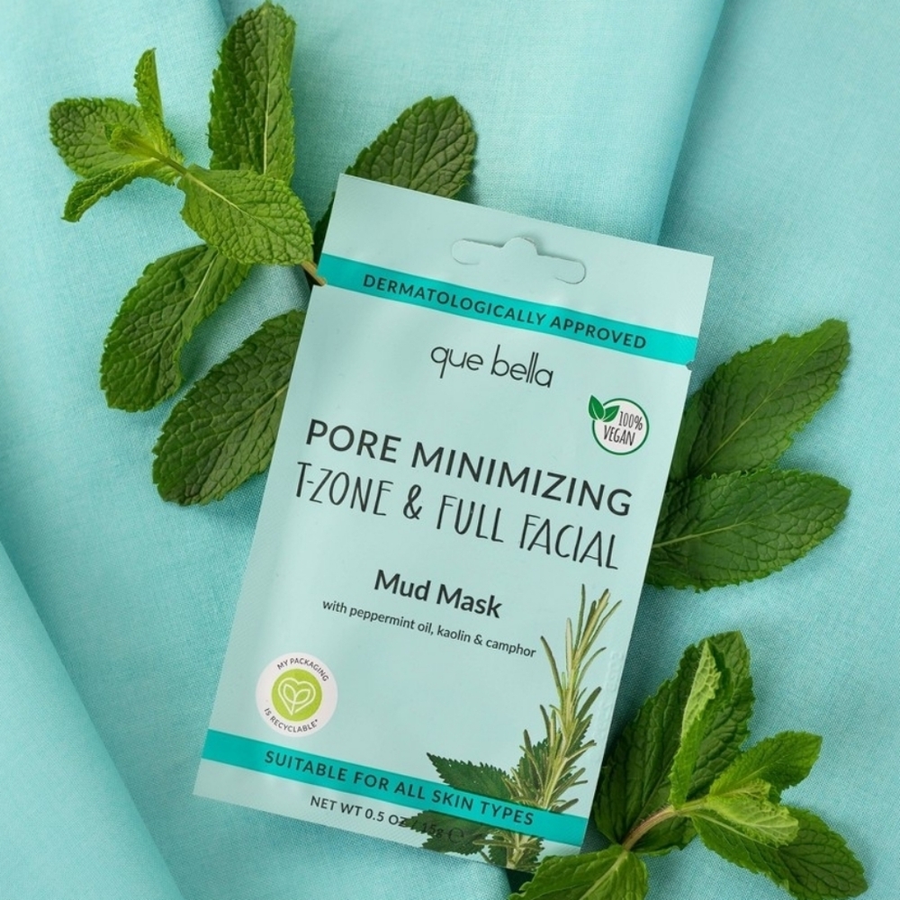 🧩10 For $25🧩♡que Bella Pore Minimizing Mud Mask - Mint Green